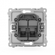 Розетка компьютерная 2-м СП Pixel RJ45 кат.5E механизм алюм. TOKOV ELECTRIC TKE-PX-RC2-C03 TKE-PX-RC2-C03