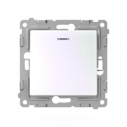 Выключатель 1-кл. СП Pixel 10А IP20 с индикатором механизм перламутр. TOKOV ELECTRIC TKE-PX-V1I-C04 TKE-PX-V1I-C04