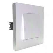 Выключатель 2-кл. СП Pixel 10А IP20 в сборе перламутр. TOKOV ELECTRIC TKE-PX-V2F-C04 TKE-PX-V2F-C04