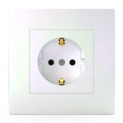 Розетка 1-м СП Pixel 16А IP20 с заземл. защ. шторки в сборе перламутр. TOKOV ELECTRIC TKE-PX-R1FZSF-C04 TKE-PX-R1FZSF-C04