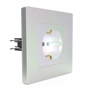 Розетка 1-м СП Pixel 16А IP20 с заземл. защ. шторки в сборе перламутр. TOKOV ELECTRIC TKE-PX-R1FZSF-C04 TKE-PX-R1FZSF-C04