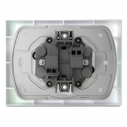 Розетка 2-м СП Pixel 16А IP20 без заземл. в сборе перламутр. TOKOV ELECTRIC TKE-PX-R2F-C04 TKE-PX-R2F-C04