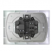 Розетка 2-м СП Pixel 16А IP20 с заземл. защ. шторки в сборе перламутр. TOKOV ELECTRIC TKE-PX-R2FZSF-C04 TKE-PX-R2FZSF-C04