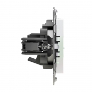 Розетка телефонная 1-м СП Pixel RJ11 механизм перламутр. TOKOV ELECTRIC TKE-PX-RT1-C04 TKE-PX-RT1-C04