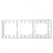 Рамка 3-м Pixel универс. перламутр. TOKOV ELECTRIC TKE-PX-RM3-C04 TKE-PX-RM3-C04