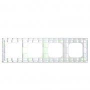 Рамка 4-м Pixel универс. перламутр. TOKOV ELECTRIC TKE-PX-RM4-C04 TKE-PX-RM4-C04