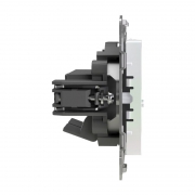 Розетка компьютерная 2-м СП Pixel RJ45 кат.5E механизм перламутр. TOKOV ELECTRIC TKE-PX-RC2-C04 TKE-PX-RC2-C04