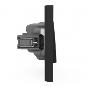 Выключатель 2-кл. СП Pixel 10А IP20 в сборе карбон TOKOV ELECTRIC TKE-PX-V2F-C14 TKE-PX-V2F-C14