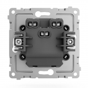 Выключатель 2-кл. СП Pixel 10А IP20 механизм карбон TOKOV ELECTRIC TKE-PX-V2-C14 TKE-PX-V2-C14