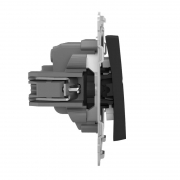 Выключатель 2-кл. СП Pixel 10А IP20 с индикатором механизм карбон TOKOV ELECTRIC TKE-PX-V2I-C14 TKE-PX-V2I-C14