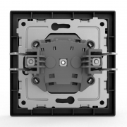 Розетка 1-м СП Pixel 16А IP20 без заземл. в сборе карбон TOKOV ELECTRIC TKE-PX-R1F-C14 TKE-PX-R1F-C14