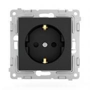 Розетка 1-м СП Pixel 16А IP20 с заземл. механизм карбон TOKOV ELECTRIC TKE-PX-R1Z-C14 TKE-PX-R1Z-C14