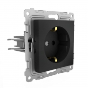 Розетка 1-м СП Pixel 16А IP20 с заземл. механизм карбон TOKOV ELECTRIC TKE-PX-R1Z-C14 TKE-PX-R1Z-C14