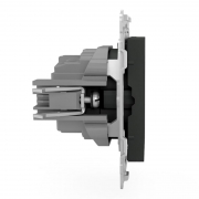 Розетка 1-м СП Pixel 16А IP20 с заземл. механизм карбон TOKOV ELECTRIC TKE-PX-R1Z-C14 TKE-PX-R1Z-C14