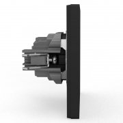 Розетка 1-м СП Pixel 16А IP20 с заземл. защ. шторки в сборе карбон TOKOV ELECTRIC TKE-PX-R1FZSF-C14 TKE-PX-R1FZSF-C14