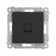 Розетка телефонная 1-м СП Pixel RJ11 механизм карбон TOKOV ELECTRIC TKE-PX-RT1-C14 TKE-PX-RT1-C14