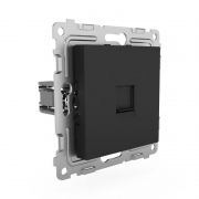 Розетка телефонная 1-м СП Pixel RJ11 механизм карбон TOKOV ELECTRIC TKE-PX-RT1-C14 TKE-PX-RT1-C14