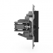 Розетка компьютерная 1-м СП Pixel RJ45 кат.5E механизм карбон TOKOV ELECTRIC TKE-PX-RC1-C14 TKE-PX-RC1-C14