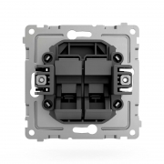 Розетка компьютерная 2-м СП Pixel RJ45 кат.5E механизм карбон TOKOV ELECTRIC TKE-PX-RC2-C14 TKE-PX-RC2-C14