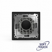 Вывод кабеля СП Pixel IP20 механизм карбон TOKOV ELECTRIC TKE-PX-CP-C14 TKE-PX-CP-C14