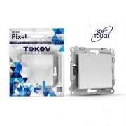 Переключатель перекрестный 1-кл. СП Pixel IP20 механизм айс TOKOV ELECTRIC TKE-PX-P1R-C34 TKE-PX-P1R-C34