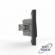 Переключатель перекрестный 1-кл. СП Pixel IP20 механизм карбон TOKOV ELECTRIC TKE-PX-P1R-C14 TKE-PX-P1R-C14