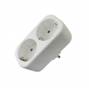 Разветвитель 2-м с заземл. 16А 250В IP20 полипропилен бел. TOKOV ELECTRIC TKL-S2Z-C01 TKL-S2Z-C01