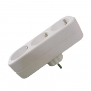 Разветвитель 3-м с заземл. 16А 250В IP20 полипропилен бел. TOKOV ELECTRIC TKL-S3Z-C01 TKL-S3Z-C01