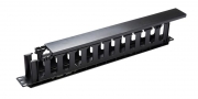 Органайзер кабельный 19дюйм 1U с крышкой TOKOV ELECTRIC TKE-CM-1U-PC TKE-CM-1U-PC