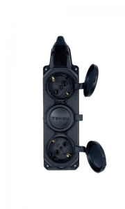 Колодка удлинителя 3-м 16А с заземл. каучук TOKOV ELECTRIC TKE-C05-KK3-Z TKE-C05-KK3-Z