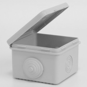 Коробка распределительная ОП 65х65х50мм 4 каб. вводов IP54 сер. TOKOV ELECTRIC TKE-KR-65-65-50-C06 TKE-KR-65-65-50-C06