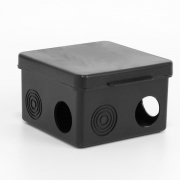 Коробка распределительная ОП 80х80х50мм 7 каб. вводов IP54 черн. TOKOV ELECTRIC TKE-KR-80-80-50-C05 TKE-KR-80-80-50-C05