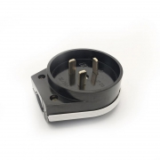 Разъем РШ-ВШ ОП 32А 250В 2P+PE кругл. черн. TOKOV ELECTRIC TKL-OVOP-2P+PE-C05 TKL-OVOP-2P+PE-C05