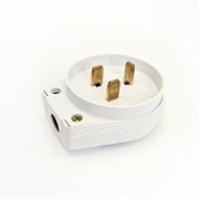 Разъем РШ-ВШ СП 32А 250В 2P+PE кругл. бел. TOKOV ELECTRIC TKL-OVSP-2P+PE-C01 TKL-OVSP-2P+PE-C01