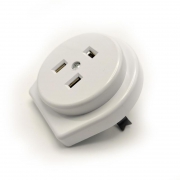 Разъем РШ-ВШ СП 32А 250В 2P+PE кругл. бел. TOKOV ELECTRIC TKL-OVSP-2P+PE-C01 TKL-OVSP-2P+PE-C01