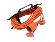 Удлинитель-шнур на рамке 1х10м с заземл. 6А IP44 3х0.75 с защ. крышкой TOKOV ELECTRIC TKE-SR10-075-Z TKE-SR10-075-Z