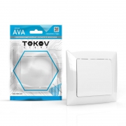 Выключатель 1-кл. СП AVA 10А IP20 в сборе бел. TOKOV LIGHT TKL-AV-V1F-C01 TKL-AV-V1F-C01