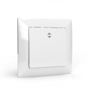 Переключатель проходной 1-кл. СП AVA 10А IP20 в сборе бел. TOKOV LIGHTTKL-AV-P1F-C01 TKL-AV-P1F-C01