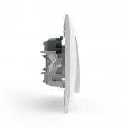 Переключатель проходной 2-кл. СП AVA 10А IP20 в сборе бел. TOKOV LIGHTTKL-AV-P2F-C01 TKL-AV-P2F-C01