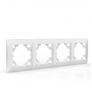 Рамка 4-м AVA бел. TOKOV LIGHT TKL-AV-RM4-C01 TKL-AV-RM4-C01