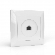 Розетка компьютерная 1-м СП AVA в сборе бел. TOKOV LIGHT TKL-AV-RC1-C01 TKL-AV-RC1-C01