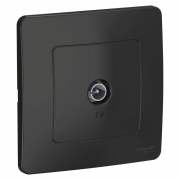 Розетка телевизионная TV 1-м СП Blanca коннектор антрацит SE BLNTS000016 BLNTS000016