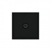 Розетка телевизионная оконечная TV ArtGallery 1дБ механизм карбон SE GAL001091 GAL001091