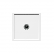 Розетка телевизионная оконечная TV ArtGallery 1дБ механизм лотос SE GAL001391 GAL001391