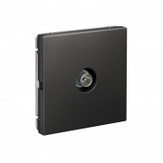 Розетка телевизионная оконечная TV ArtGallery 1дБ механизм базальт SE GAL001491 GAL001491