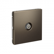 Розетка телевизионная оконечная TV ArtGallery 1дБ механизм мокко SE GAL000691 GAL000691