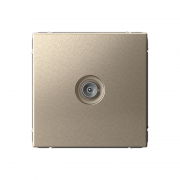 Розетка телевизионная оконечная TV ArtGallery 1дБ механизм шампань SE GAL000591 GAL000591