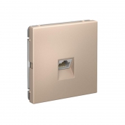 Розетка компьютерная ArtGallery RJ45 кат.6A механизм песочн. SE GAL001286 GAL001286