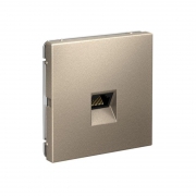 Розетка компьютерная ArtGallery RJ45 кат.6A механизм шампань SE GAL000586 GAL000586