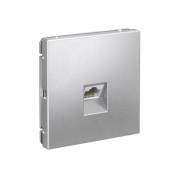 Розетка компьютерная ArtGallery RJ45 кат.6A механизм алюм. SE GAL000386 GAL000386